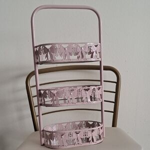 New!Viral Pink Bow Tiered Stand